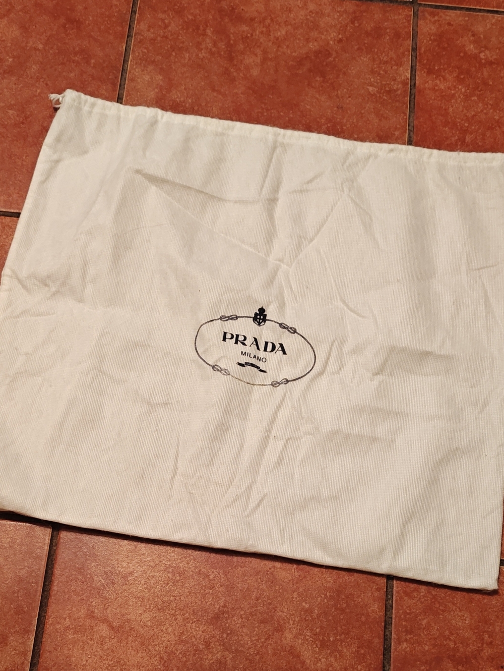 Prada Dust Bags Subcategory Identification